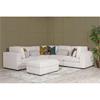 Heather Corner Arm Sectional Light Grey